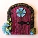 Magical Fairy Door / Portal in Fuschia