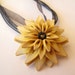 Sunflower Pendant Necklace