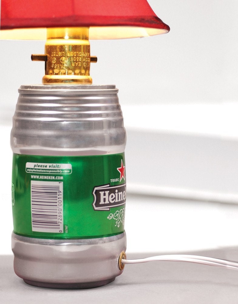 Heineken Mini Keg Lamp