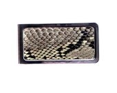 Natural Genuine Snakeskin Money Clip - by UNEARTHED