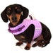 Eco Dog Harness - Renewable Purple Hearts Cotton - Small