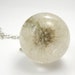 Dandelion Pendant, resin pendant, floral pendant, resin necklace