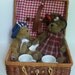 Boyds Bears in Picnic Basket