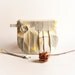 Super Sale Bridesmaid Gift Idea Clutch Wedding Pouch Bridal Pouch Clutch Pleated Cosmetic Clutch Pouch Wristlet in Ivory Grey Yellow Rosebud