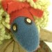 wool doll soft sculpture named Molly Osoberry