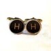 letter H Vintage Typewriter Keys Cufflinks Cuff Links letter H