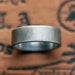 Special listing for C: White gold wedding ring - 6mm wide wedding band - modern - recycled - custom size - made to order