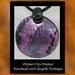 Handmade Bargello Polymer Clay Pendant Wearable Art OOAK