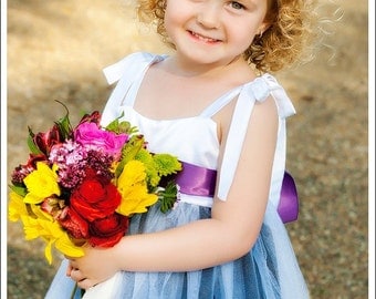 Custom Dresses . Flower Girl Dress
