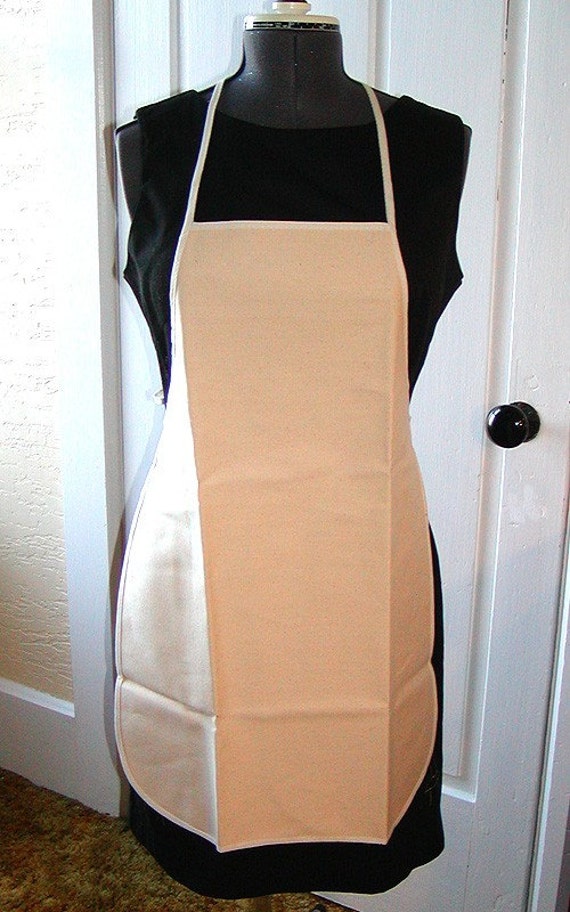 New 2 Cotton Duck BLANK APRONS for Decorating Painting Fabric