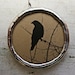 Crow Silhouette Necklace