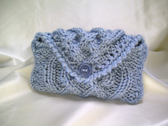 Knit Cell Phone Purse with Strap ~ Smartphone Cozy Case