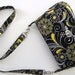 Black and Yellow Crossbody Long Strap Bag