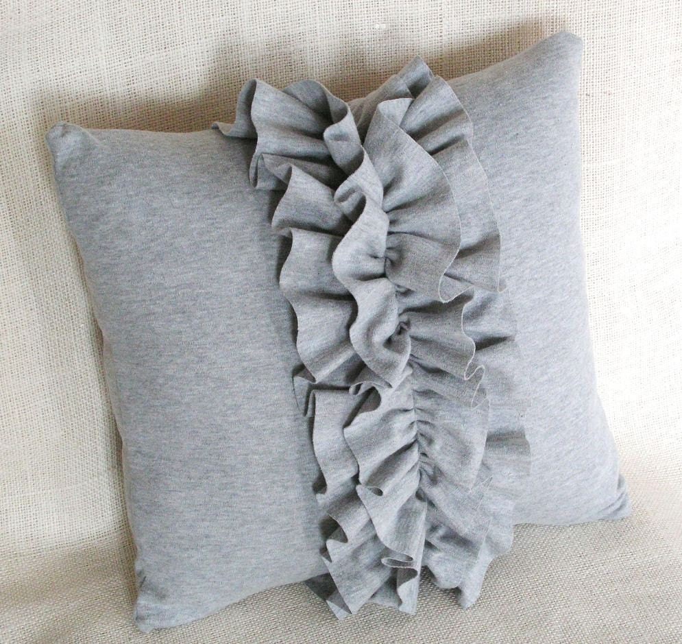 RufflemeUp Pillow grey