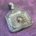 Antique Amulet Pendant Rajasthan Coin Silver SUN GOD
