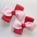 CLIPPIE SALE Pair of Red and Pink Clippies