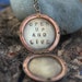 open up and live . a (whispered) soul mantra locket