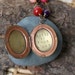 stand in your light . a hand stamped soul mantra locket