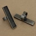10pcs 12x53mm antique silver Pewter blank bezel rectangle ring