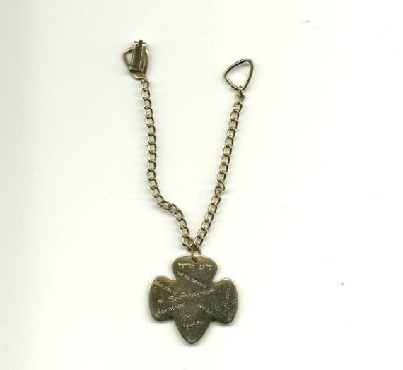 VINTAGE GIRL SCOUT BE PREPARED CHARM BRACELET MANY LANGUAGES