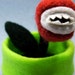 Needle Felted Piranha Plant Super Mario Bros Pincushion