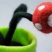 Needle Felted Piranha Plant Super Mario Bros Pincushion