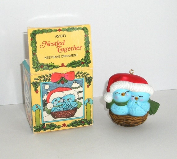 Vintage Avon Christmas Ornaments 