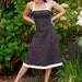 Swing Dress (Black w/ White Polka Dots)