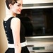 Women's Scoop Neck Retro "Agatha" Dress ---------Custom Sized and Color (non-reversible)