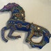 Mythical Hippocampus SEAHORSE cloth art doll form Fantasy 11in U finish it