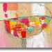 Original Painting Modern Abstract Bold Colors Amorphous Form - "Open" by Christina Romeo