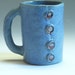 Coffee Mug - Coffee Cup - Button Up Coffee Mug