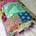 Scrappy Handmade Patchwork Lap Quilt Amy Butler Medley ON SALE