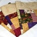 Reserved Patchwork Lap Quilt throw blanket in Fall Colors ON SALE