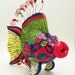 Handmade Ceramic Reef Fish Table Sculpture Drastically Reduced