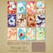LAST CHANCE SALE Birds & Butterflies Postcard Set - Birds and Butterflies Flat Note Cards Set of 12 - Art Postcards