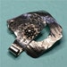 Handmade German Silver and Sterling Silver Toggle Clasp