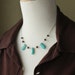 Turquoise Teardrop Necklace