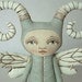 Monster-- Contemporary Folk Art Doll-- Zoee Bug-- Made to Order- LAST ONE