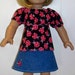American Girl Doll Clothes - 2 Piece Ladybug Skirt Set