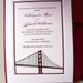 Golden Gate Bridge Wedding Invitations 8