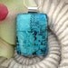 Dichroic Fused Glass Jewelry - Fused Glass Pendant - Dichroic Glass Pendant Necklace 050112p105