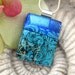 Dichroic Fused Glass Jewelry - Fused Glass Pendant - Dichroic Glass Pendant Necklace 050112p106