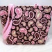 Paisley Purse Tote Medium Brown Pink Inside Pockets