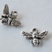 20 Silver Honey Bee Charms