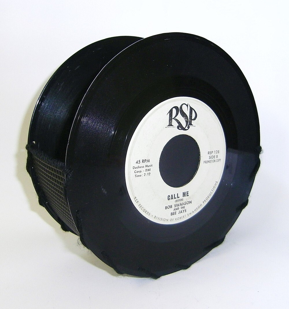 Vinyl 45 rpm Record Storage Container for Accessories