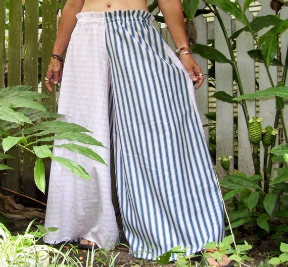 Striped Genie Poofy Pants by avantegarb on Etsy