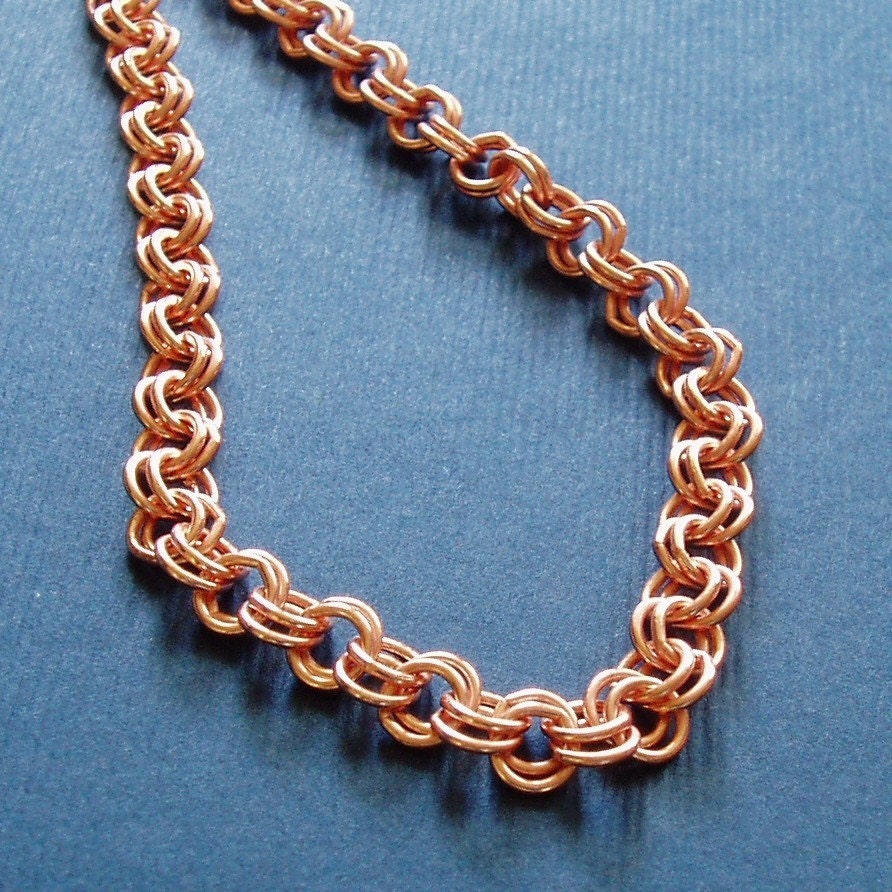 Copper Chain 1 yd Solid copper chain by the yard Made in