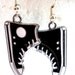 Earrings Converse All Stars Black and White