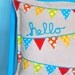 hello-cushion cover